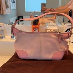 Pink Genuine Semi Vintage Coach shoulder bag